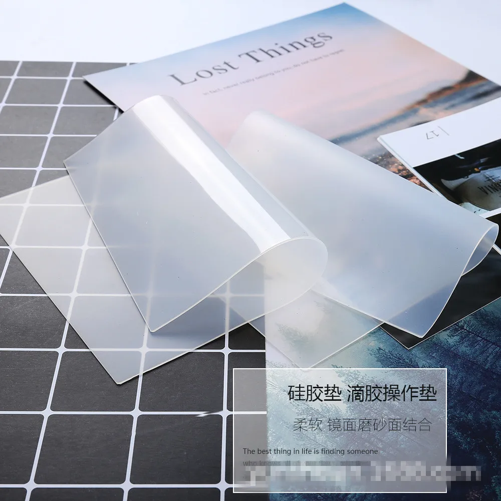 High Quality Silicone Pad Clear Mat Resin Pad Craft Tool High Temperature Resistance Sticky Plate Jewelry Making Tool
High Quality Silicone Pad Clear Mat Resin Pad Craft Tool High Temperature Resistance Sticky Plate Jewelry Making Tool