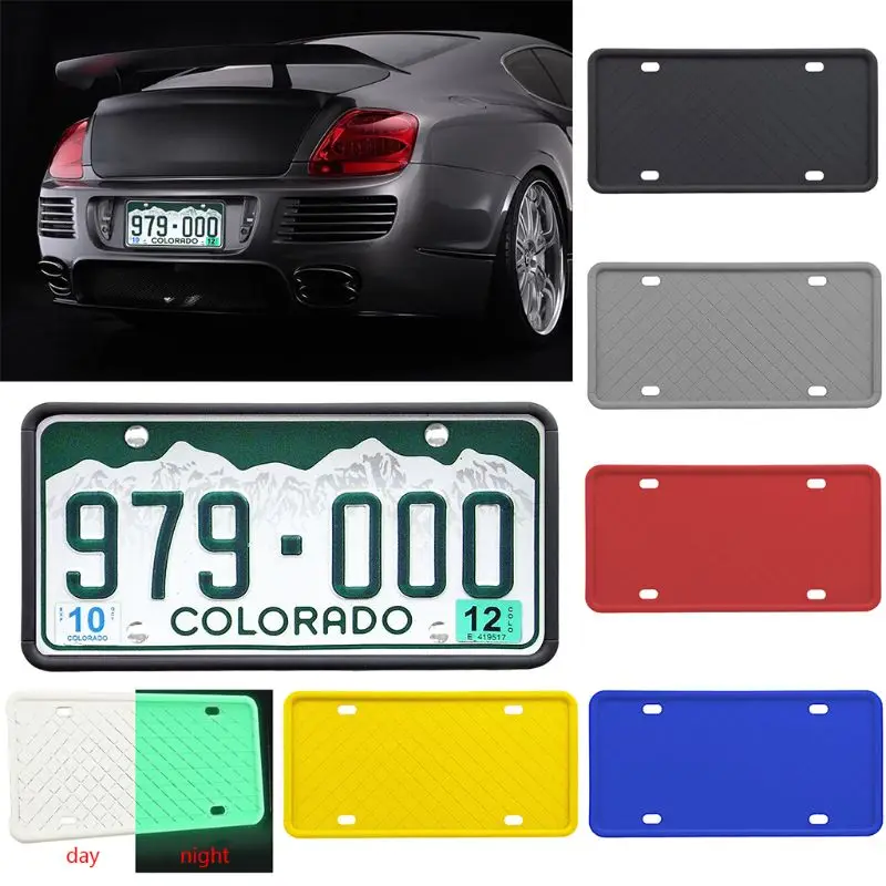 Silicone Universal License Plate Frame Waterproof Antirust Anti-shake Cover Preventing Scratch Protector
Silicone Universal License Plate Frame Waterproof Antirust Anti-shake Cover Preventing Scratch Protector