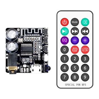 V3.0 Bluetooth o Receiver Board VHM-314 Bluetooth 5.0 Mp3 Lossless Decoder Board with EQ Mode and IR Control
V3.0 Bluetooth o Receiver Board VHM-314 Bluetooth 5.0 Mp3 Lossless Decoder Board with EQ Mode and IR Control