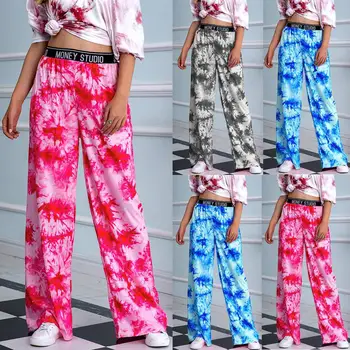 2020 Women's Pants Loose Tie Dye Print Elastic Waist All-match Straight Casual Wide-leg Pants Female Summer Trousers Sweatpants
2020 Women's Pants Loose Tie Dye Print Elastic Waist All-match Straight Casual Wide-leg Pants Female Summer Trousers Sweatpants
