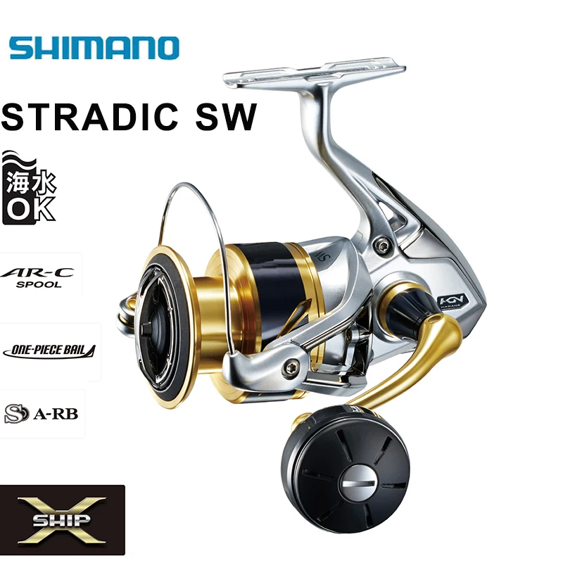 SHIMANO Original STRADIC SW 4000HG 4000XG 5000PG 5000XG 6+1BB 6.2:1 11kg Drag Fishing Reel Saltwater Spinning Fishing Reel
SHIMANO Original STRADIC SW 4000HG 4000XG 5000PG 5000XG 6+1BB 6.2:1 11kg Drag Fishing Reel Saltwater Spinning Fishing Reel