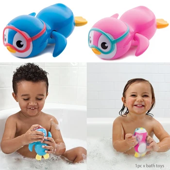 Bathroom Floating Cartoon Baby Shower Funny Penguin Shape Plastic Non Toxic Wind Up Bath Toys Swimming Pool Play Water Home
Bathroom Floating Cartoon Baby Shower Funny Penguin Shape Plastic Non Toxic Wind Up Bath Toys Swimming Pool Play Water Home
