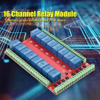 Isolated 16-way Relay Control Module Expanding Module High/Low-level Signal Release 5V 12V 24V ALI88
Isolated 16-way Relay Control Module Expanding Module High/Low-level Signal Release 5V 12V 24V ALI88