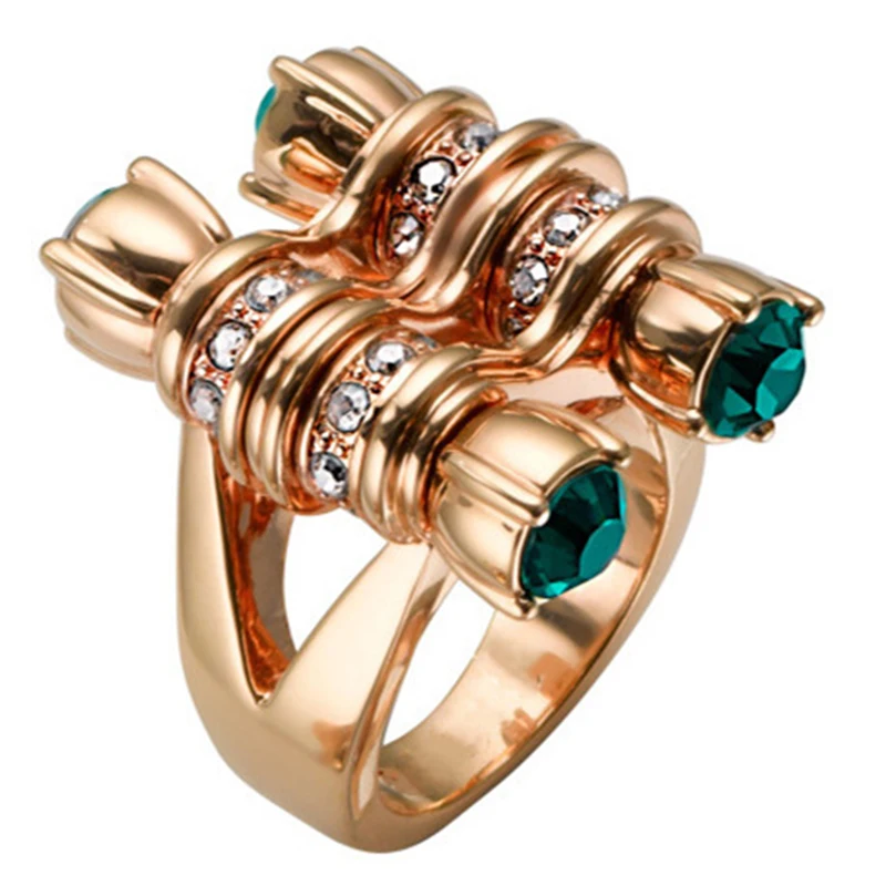Creative high quality gold color telescope shape ring green color crystal zircon luxury lady retro design wedding ring A5M376
Creative high quality gold color telescope shape ring green color crystal zircon luxury lady retro design wedding ring A5M376