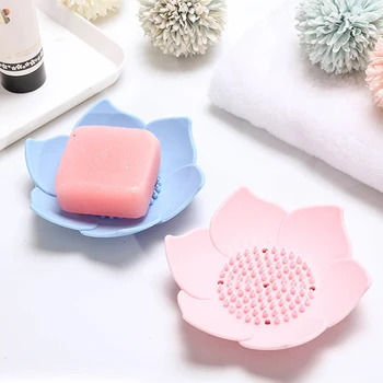 Silicone Lotus Drain Soap Holder Flower Shape Soap Dishes Box Storage Plate Drain Holder Bathroom Kitchen Shower Storage Gadget
Silicone Lotus Drain Soap Holder Flower Shape Soap Dishes Box Storage Plate Drain Holder Bathroom Kitchen Shower Storage Gadget
