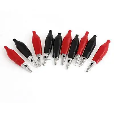 10 Pcs Insulating Red Black Boot Testing Probe Large Size Alligator Test Clips
10 Pcs Insulating Red Black Boot Testing Probe Large Size Alligator Test Clips