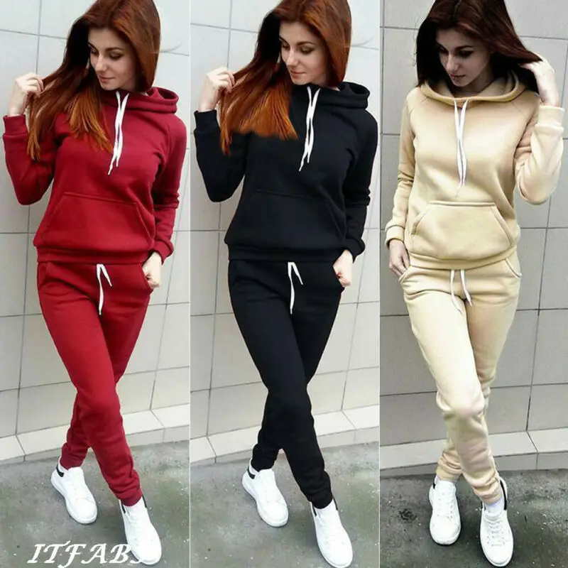 Women Hoodies Clothing Set Casual Pants 2 Piece Set Solid Warm Clothes Women Workout Set Top Ladies Set Pants Sportwear 2pcs Set
Women Hoodies Clothing Set Casual Pants 2 Piece Set Solid Warm Clothes Women Workout Set Top Ladies Set Pants Sportwear 2pcs Set