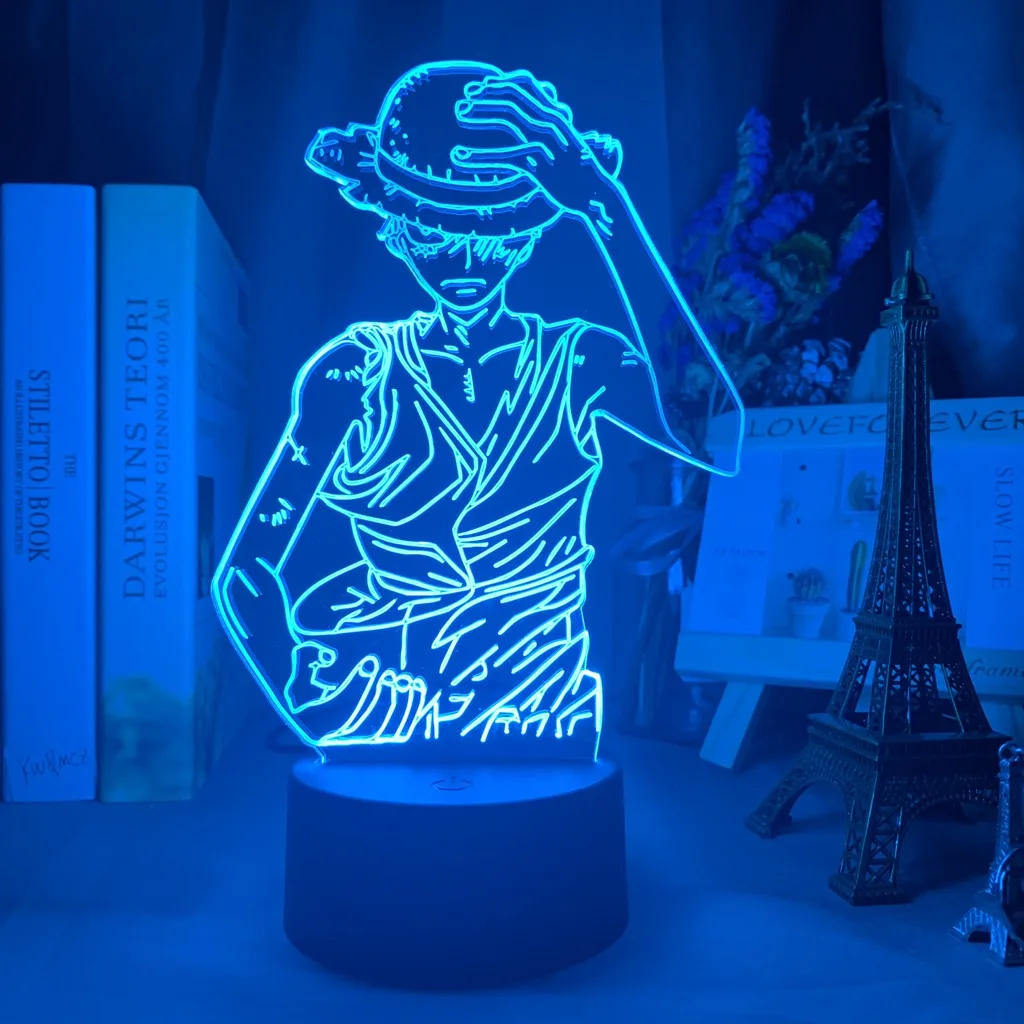 Anime ONE PIECE Monkey D Luffy Figure Kids Night Light Led Color Changing Atmosphere for Child Bedroom Bedside Decor Desk Lamp
Anime ONE PIECE Monkey D Luffy Figure Kids Night Light Led Color Changing Atmosphere for Child Bedroom Bedside Decor Desk Lamp