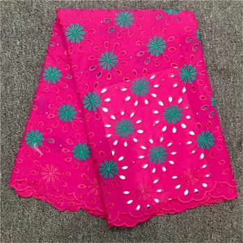 Excellent fuchsia pattern embroidery African cotton lace fabric Swiss voile lace cloth for lady NCH20(5yards/pc)
Excellent fuchsia pattern embroidery African cotton lace fabric Swiss voile lace cloth for lady NCH20(5yards/pc)