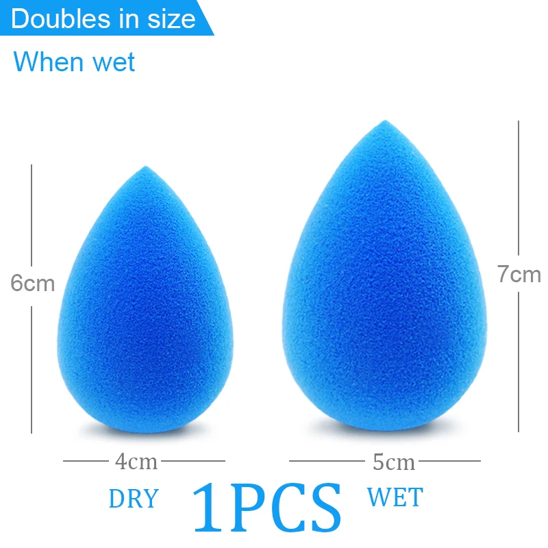 Makeup Pro Sponge Foundation Cosmetic Blue Puff Concealer Powder Puff Wet Become Bigger Smooth Cosmetic Beauty Make up Sponge
Makeup Pro Sponge Foundation Cosmetic Blue Puff Concealer Powder Puff Wet Become Bigger Smooth Cosmetic Beauty Make up Sponge