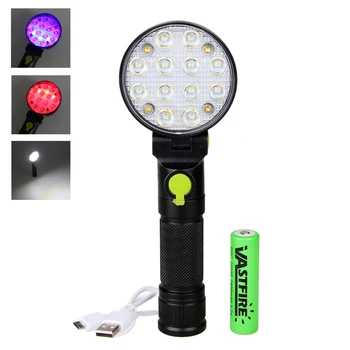 LED Rechargeable flashlight 4 modes round convenient garage emergency maintenance work light with hook/magneting/18650 battery
LED Rechargeable flashlight 4 modes round convenient garage emergency maintenance work light with hook/magneting/18650 battery