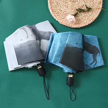 2020 INS Umbrellas Pongee Anti-UV Deer And Pond Windproof Ultralight Sun Rain Umbrella Fashion Automatic Umbrella For Women
2020 INS Umbrellas Pongee Anti-UV Deer And Pond Windproof Ultralight Sun Rain Umbrella Fashion Automatic Umbrella For Women