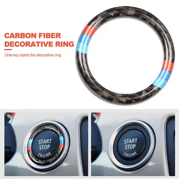 Car Engine Start Stop Ignition Key Ring Carbon Fiber Circle M Stripe Decorative Ring For BMW 3 Series E90 / E92 / E93
Car Engine Start Stop Ignition Key Ring Carbon Fiber Circle M Stripe Decorative Ring For BMW 3 Series E90 / E92 / E93