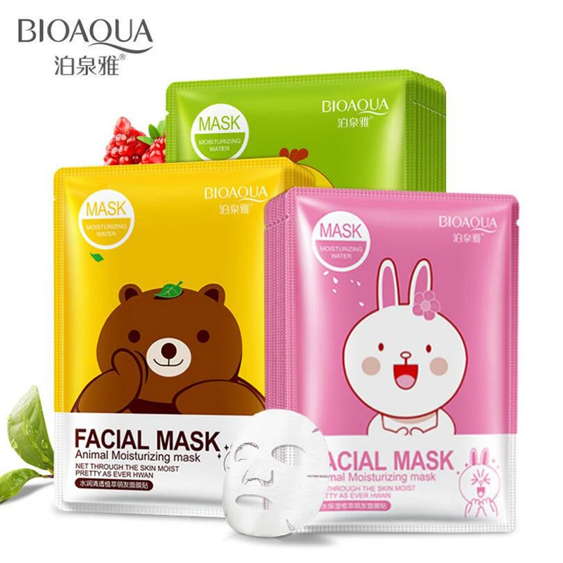 BIOAQUA Cartoon Animal Mask Moisturizing Face care Facial Mask Fresh Anti-Acne Plant Extract Oil Control Hydrating 3 pcs
BIOAQUA Cartoon Animal Mask Moisturizing Face care Facial Mask Fresh Anti-Acne Plant Extract Oil Control Hydrating 3 pcs