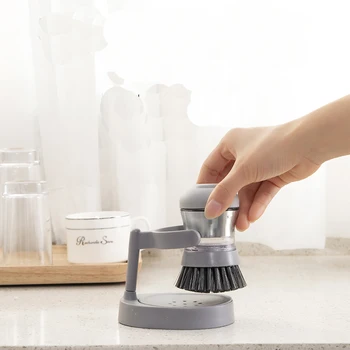 Pot Brush with Liquid Pan Brush Decontamination Cleaning Dishwashing Brush Detergent Brush Detergent Tank Kitchen Cleaning Too
Pot Brush with Liquid Pan Brush Decontamination Cleaning Dishwashing Brush Detergent Brush Detergent Tank Kitchen Cleaning Too