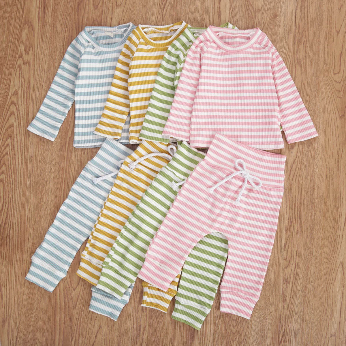 Cotton Newborn Baby Clothes Set Fall Spring Long Sleeve Striped Tops+Pants 2pcs Toddler Infant Outfits Cotton Casual Homewear
Cotton Newborn Baby Clothes Set Fall Spring Long Sleeve Striped Tops+Pants 2pcs Toddler Infant Outfits Cotton Casual Homewear
