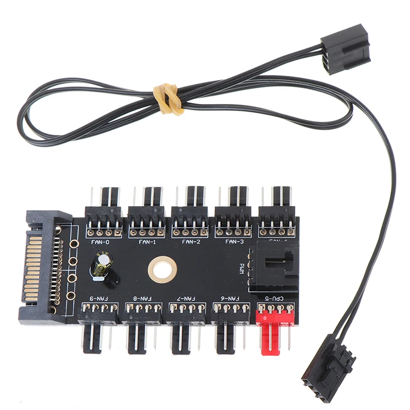 1pc 12V 10Way 4pin fan hub speed control regulator cpu fan interface for pc case 74 x 48mm
1pc 12V 10Way 4pin fan hub speed control regulator cpu fan interface for pc case 74 x 48mm