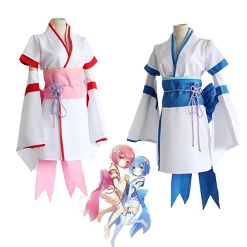 Anime Re: Life In A Different World From Zero Ram Rem Kimono Cosplay Costume Re Zero Kara Hajimeru Isekai Seikatsu Party Dress
Anime Re: Life In A Different World From Zero Ram Rem Kimono Cosplay Costume Re Zero Kara Hajimeru Isekai Seikatsu Party Dress