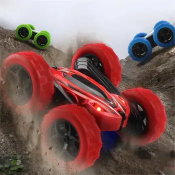 Kuulee 360 Degrees Rotating Double Sided RC Stunt Car with Light 1:24 Modeling Toy for Kids
Kuulee 360 Degrees Rotating Double Sided RC Stunt Car with Light 1:24 Modeling Toy for Kids