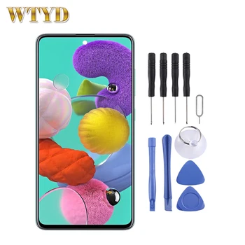 For Galaxy AMOLED Material LCD Screen Digitizer Full Assembly with Frame Display Replacement Part for Galaxy A51 Touch Screen
For Galaxy AMOLED Material LCD Screen Digitizer Full Assembly with Frame Display Replacement Part for Galaxy A51 Touch Screen