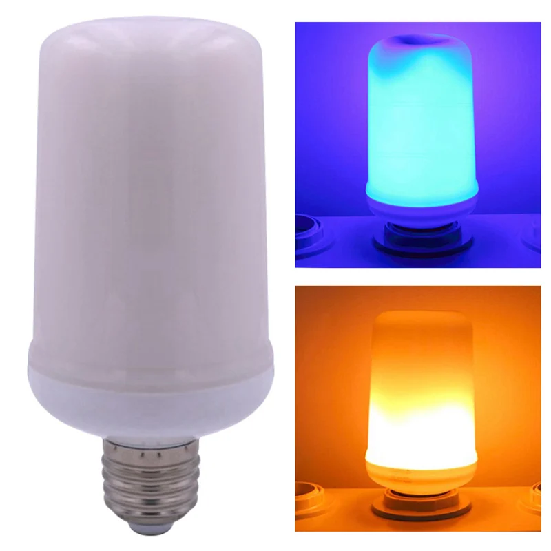 Lamp Effect Led Light Blub E27 Fake Fire 4 Mode Led Lamp Flame Creation Decorative Flickering Emulation Decor Lamp Halloween(Blu
Lamp Effect Led Light Blub E27 Fake Fire 4 Mode Led Lamp Flame Creation Decorative Flickering Emulation Decor Lamp Halloween(Blu