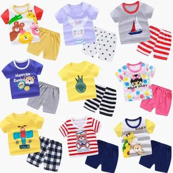 2020 Baby Boy Girl T Shirt Sets Cotton New Toddler Boy Kids Clothes Cartoon Print Short Sleeve T-shirt + Shorts 2Piece Set
2020 Baby Boy Girl T Shirt Sets Cotton New Toddler Boy Kids Clothes Cartoon Print Short Sleeve T-shirt + Shorts 2Piece Set