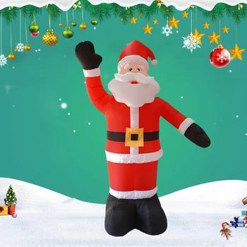 2.4m Inflatable Christmas LED Waving Santa Claus Cosplay Costumes Inflatable Costumes Clothes Mascot Clothing Party Dress
2.4m Inflatable Christmas LED Waving Santa Claus Cosplay Costumes Inflatable Costumes Clothes Mascot Clothing Party Dress