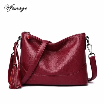 Vfemage Women Leather Handbags High Quality Ladies Flap Bag Female Soft Leather Shoulder Bag Vintage Bags for Girls Sac a Main
Vfemage Women Leather Handbags High Quality Ladies Flap Bag Female Soft Leather Shoulder Bag Vintage Bags for Girls Sac a Main