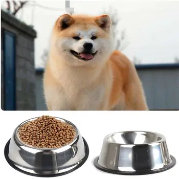 Stainless Steel Pet Bowl Plates Tableware Puppy Dog Feeder Feeding Food Water Dish Bowl For Pet Dogs Cat Water Food Bottle
Stainless Steel Pet Bowl Plates Tableware Puppy Dog Feeder Feeding Food Water Dish Bowl For Pet Dogs Cat Water Food Bottle