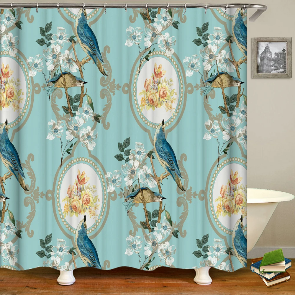 Waterproof Shower Curtain 3d printed European Flowers Bath Curtains Bathroom Polyester Cloth 180*180cm Bath Screen With Hooks
Waterproof Shower Curtain 3d printed European Flowers Bath Curtains Bathroom Polyester Cloth 180*180cm Bath Screen With Hooks