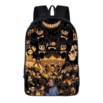16 Inch Bendy and The Ink Machine Backpack Boys Girls Cartoon Children Backpacks Famous Game Kids School Bags Bookbag Backpack
16 Inch Bendy and The Ink Machine Backpack Boys Girls Cartoon Children Backpacks Famous Game Kids School Bags Bookbag Backpack