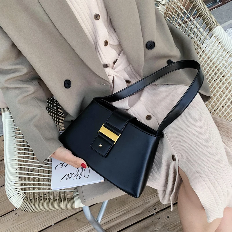 Casual Handbags Women Solid Color Bags Brand Designer PU Leather Shoulder Bag Ins Vintage Female Party Clutch Purse Hot 
Casual Handbags Women Solid Color Bags Brand Designer PU Leather Shoulder Bag Ins Vintage Female Party Clutch Purse Hot