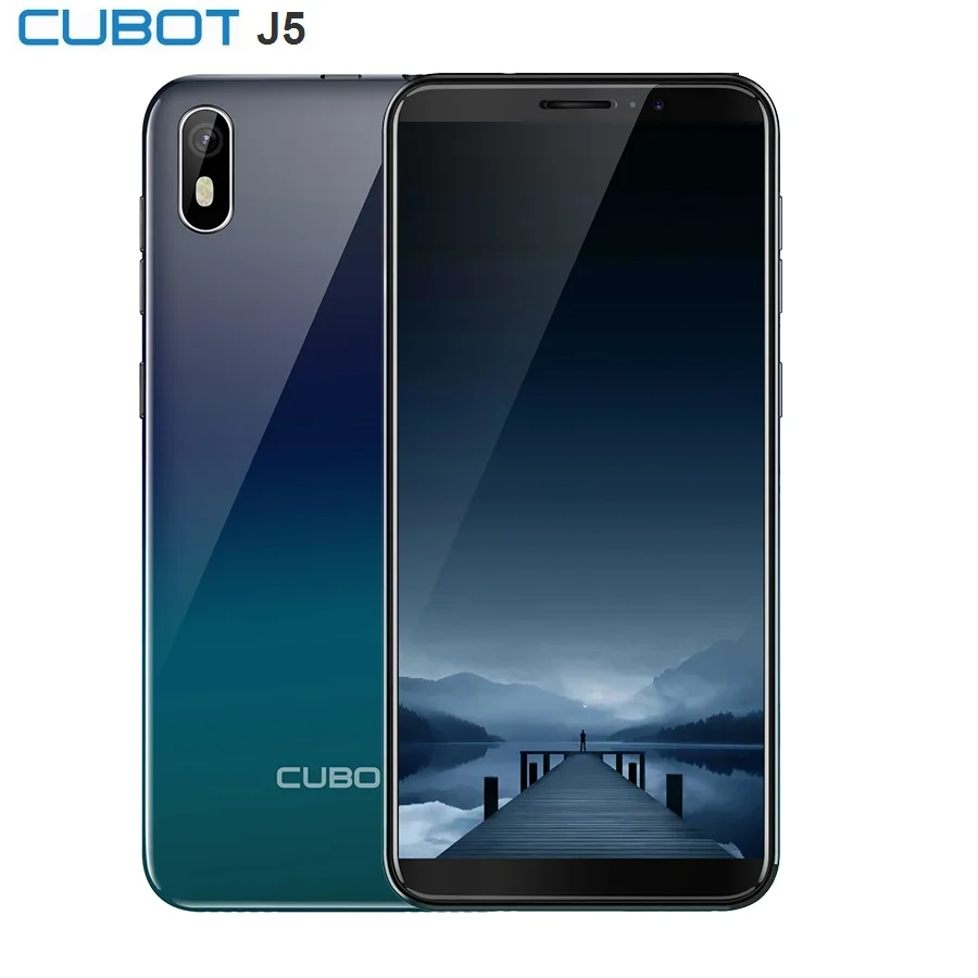 Отремонтированный смартфон Cubot J5 3g 5 ''Android 9 0 MT6580 четырехъядерный процессор 2 Гб