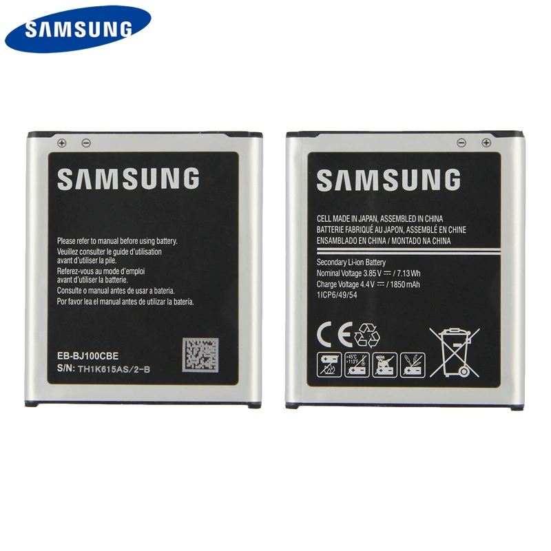 Оригинальная замена аккумулятор телефона EB BJ100CBE для Samsung Galaxy J1 j100 J100F J100H J100FN J100M NFC