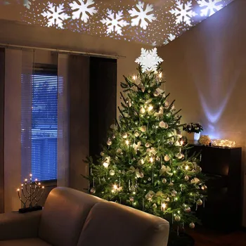 Christmas Tree Topper Snowflake Shape Projection Light Christmas Tree Fairy-Christmas Tree Snowflake Shape Decoration Light
Christmas Tree Topper Snowflake Shape Projection Light Christmas Tree Fairy-Christmas Tree Snowflake Shape Decoration Light