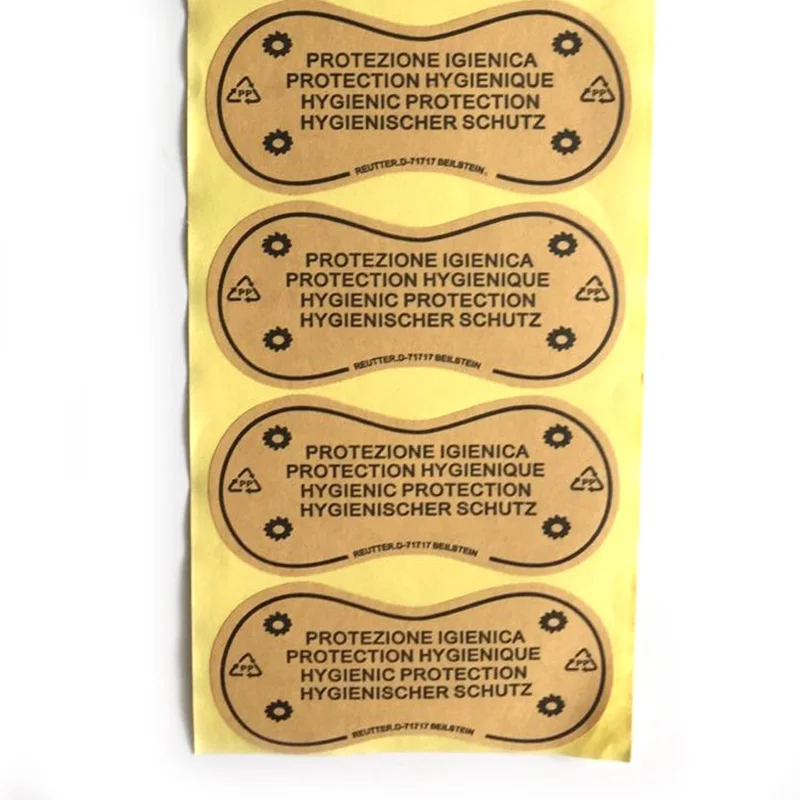 500 Hygiene Protection Adhesive Labels for Swimwear//Underwear Black Print
