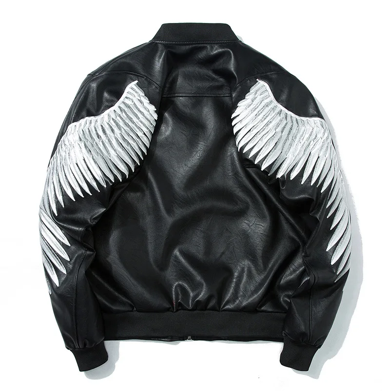 European Design Gold Wing Embroidery Jacket Men Tide Spring Zipper Pilot Bomber Jackets Coats Fashion Streetwear Hip Hop 
European Design Gold Wing Embroidery Jacket Men Tide Spring Zipper Pilot Bomber Jackets Coats Fashion Streetwear Hip Hop