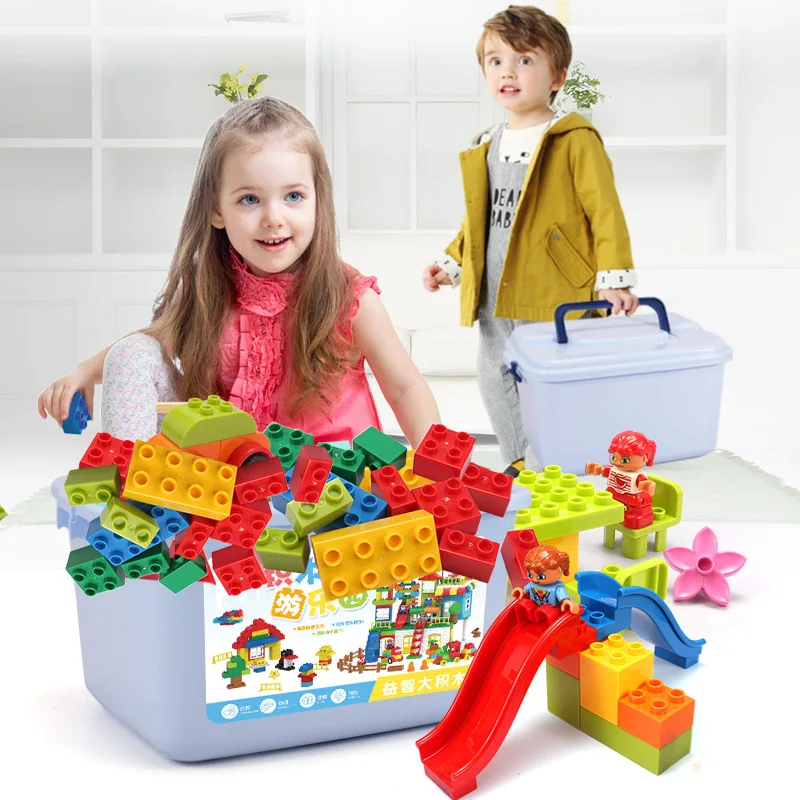 Children Toy Building Blocks Large Particles 2-3-6-Year-Old Boy Educational Force Baby Creative Assembled Building Blocks Bottom
Children Toy Building Blocks Large Particles 2-3-6-Year-Old Boy Educational Force Baby Creative Assembled Building Blocks Bottom