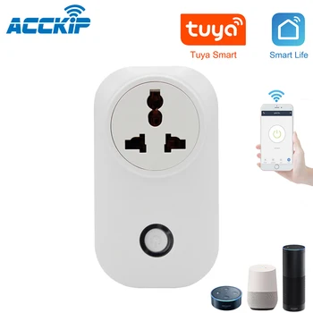 ACCKIP Power Monitor Works with Alexa Google Home India & Africa Plug For Home Automation 16A Tuya APP Control Wifi Smart Socket
ACCKIP Power Monitor Works with Alexa Google Home India & Africa Plug For Home Automation 16A Tuya APP Control Wifi Smart Socket