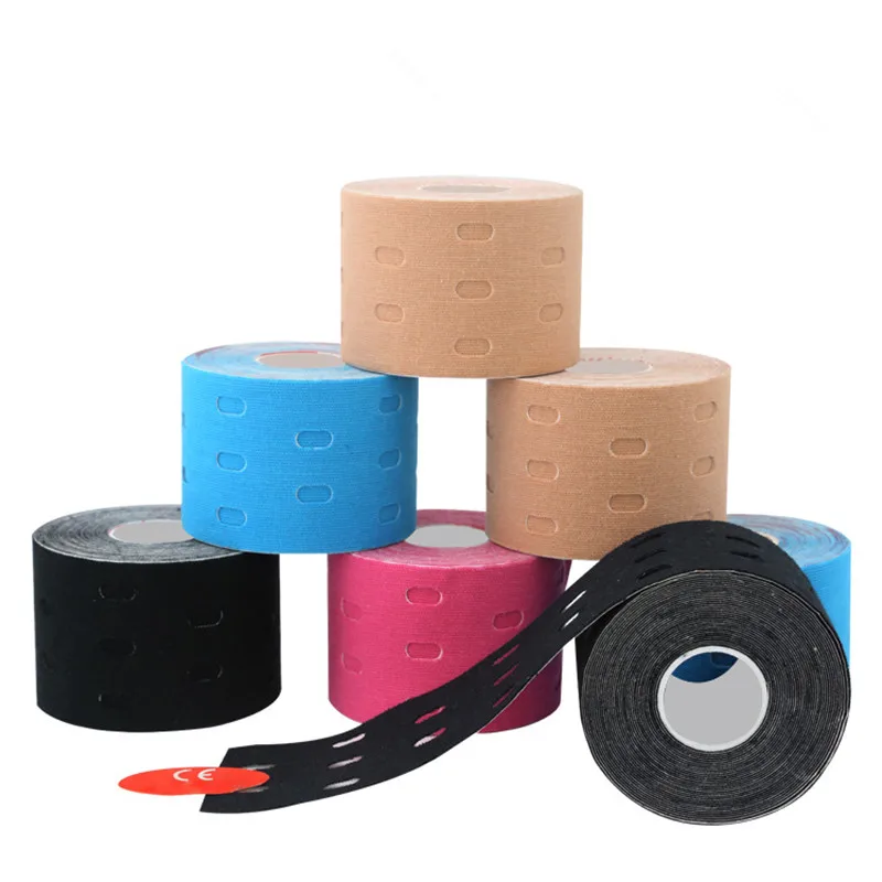 1pcs 5CM*5M kinesiology Tape With Holes Stretch Breathable Kinesiology Tapes Muscle Sports Therapy Tapes Stickers
1pcs 5CM*5M kinesiology Tape With Holes Stretch Breathable Kinesiology Tapes Muscle Sports Therapy Tapes Stickers