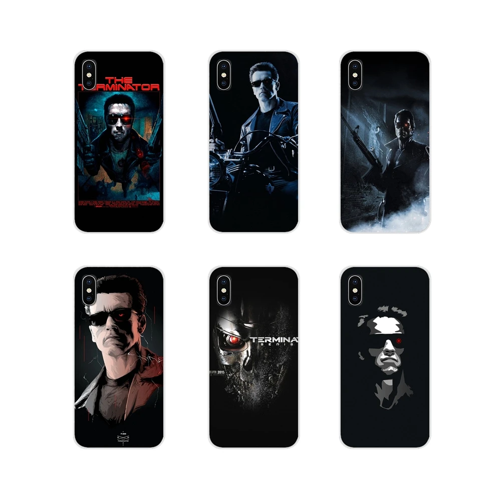 Аксессуары чехлы для телефонов Apple iPhone X XR XS 11Pro MAX 4S 5C SE 6S 7 8 Plus ipod touch 5 6 Fashoin Terminator |