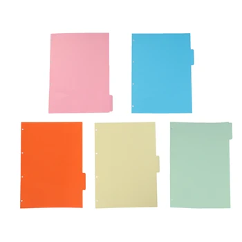 50 Pcs Paper Hole Colorful Notebook Paper Classified Notebook Paper for Ring Binders
50 Pcs Paper Hole Colorful Notebook Paper Classified Notebook Paper for Ring Binders