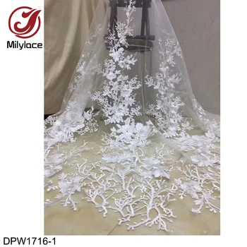 Nigerian French Lace Fabrics 2019 African Tulle Lace Fabric High Quality 3D Flower Embroidered Wedding Fabric DPW1716
Nigerian French Lace Fabrics 2019 African Tulle Lace Fabric High Quality 3D Flower Embroidered Wedding Fabric DPW1716