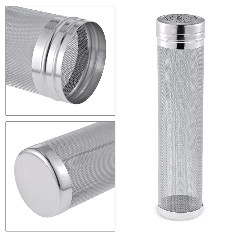 Kitchen Strainer Tool 400 Micron Mesh Stainless Steel Beer Keg Dry Hopper Home Beer Brewing Filter Hop Strainer
Kitchen Strainer Tool 400 Micron Mesh Stainless Steel Beer Keg Dry Hopper Home Beer Brewing Filter Hop Strainer