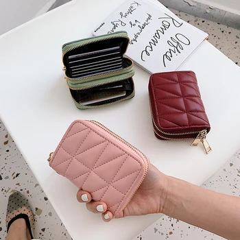 Multifunction Luxury Bank Credit Card Holder Wallet Women Card Case Female PU Leather 10 Bits Business Card Holder
Multifunction Luxury Bank Credit Card Holder Wallet Women Card Case Female PU Leather 10 Bits Business Card Holder