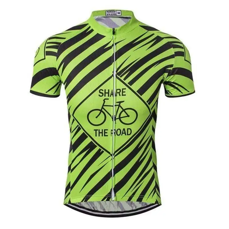Фото HIRBGOD 2020 новая забавная зеленая полоска для велоспорта мужская летняя рубашка с