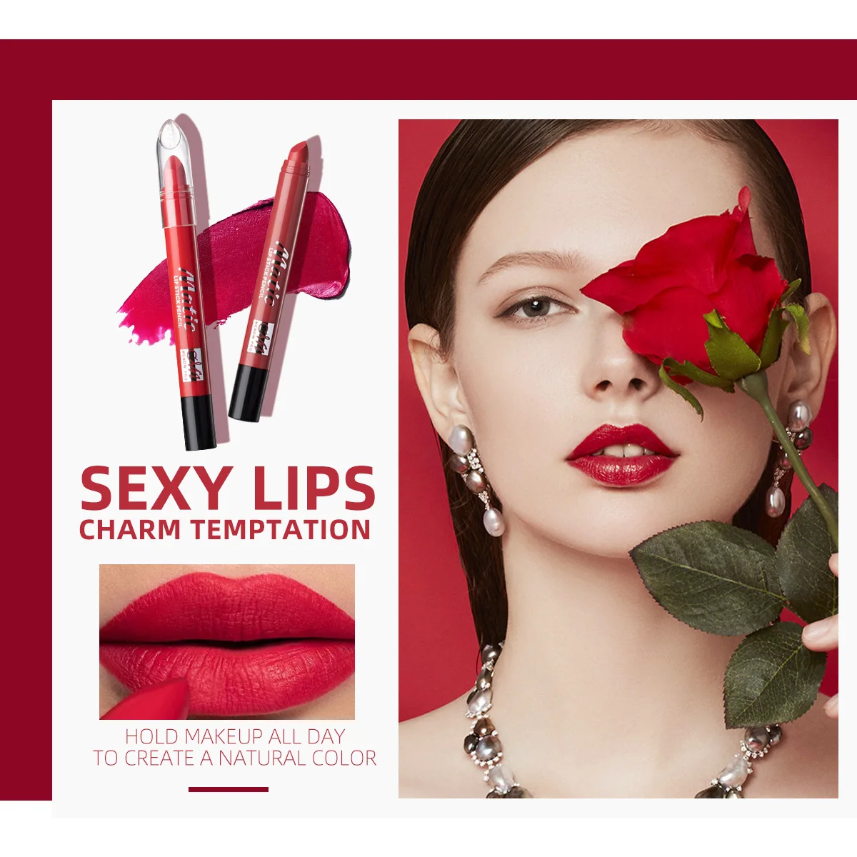 6 Colors Natural Lips Makeup Nude Lipstick Gloss Long Lasting Moisture Cosmetic Lipstick Red Matte Lipstick Waterproof For Women
6 Colors Natural Lips Makeup Nude Lipstick Gloss Long Lasting Moisture Cosmetic Lipstick Red Matte Lipstick Waterproof For Women