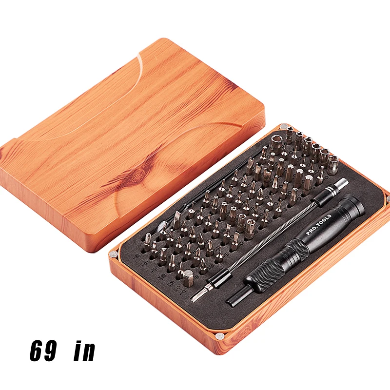Magnetic 69 In 1 Screwdriver Bits Set Metal Precision Driver Repair Hand Tools For Phone CP Camera Maintenance
Magnetic 69 In 1 Screwdriver Bits Set Metal Precision Driver Repair Hand Tools For Phone CP Camera Maintenance