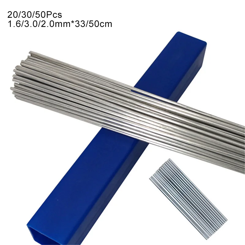 50Pcs 1.6/3.0/2.0mm Welding Wires 33/50cm Low Temperature Aluminum Welding Wire Brazing Rods High Quality Repair Alloy Product
50Pcs 1.6/3.0/2.0mm Welding Wires 33/50cm Low Temperature Aluminum Welding Wire Brazing Rods High Quality Repair Alloy Product