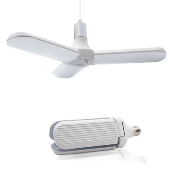 E27 LED Screw Bulb Foldable Fan Blade Bulb 220V 45W 60W Super Bright Angle Adjustable Bombillas Leaf Lamp For Home Indoor Lights 
E27 LED Screw Bulb Foldable Fan Blade Bulb 220V 45W 60W Super Bright Angle Adjustable Bombillas Leaf Lamp For Home Indoor Lights